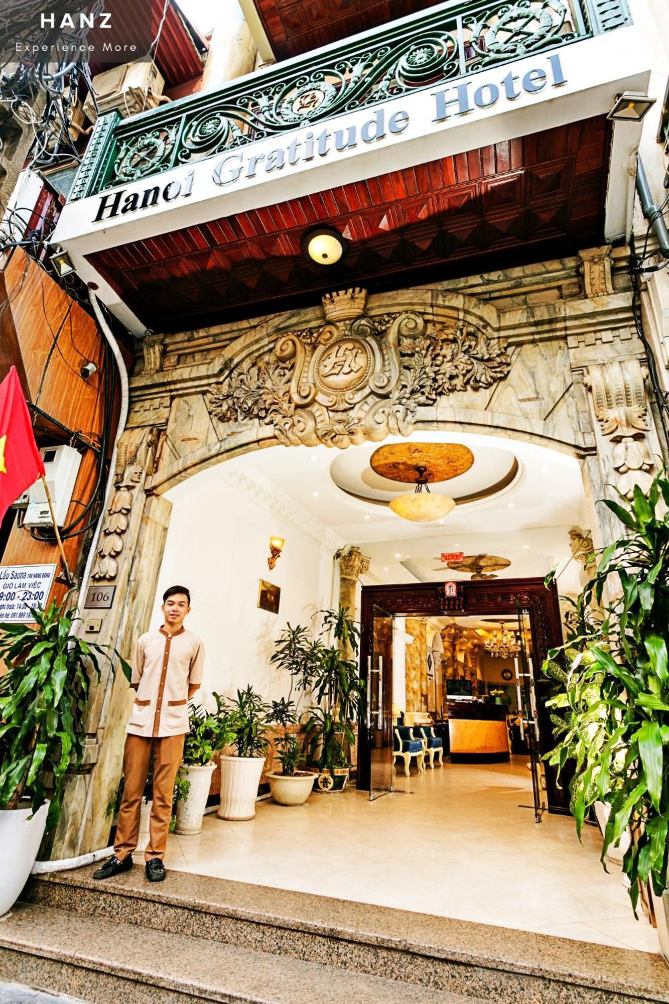 Hanz Ami Central Hotel 30 Hang Cot Hanoi Bagian luar foto